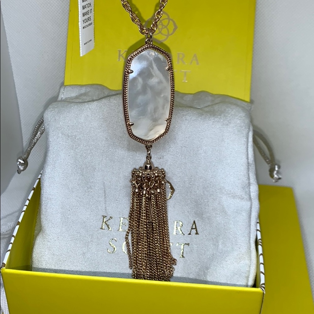 KS Rayne Necklace in Rose Gold Ivory - Picture 2 of 8